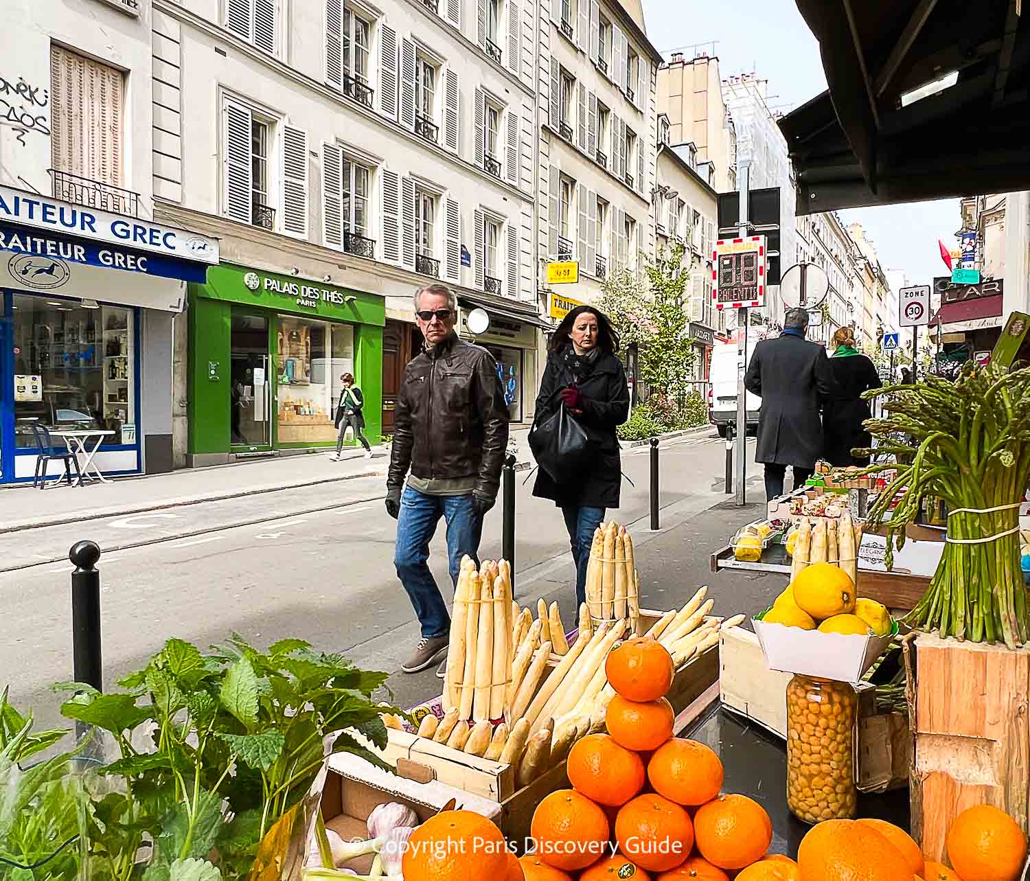 Pastries in a Montmartre bakery