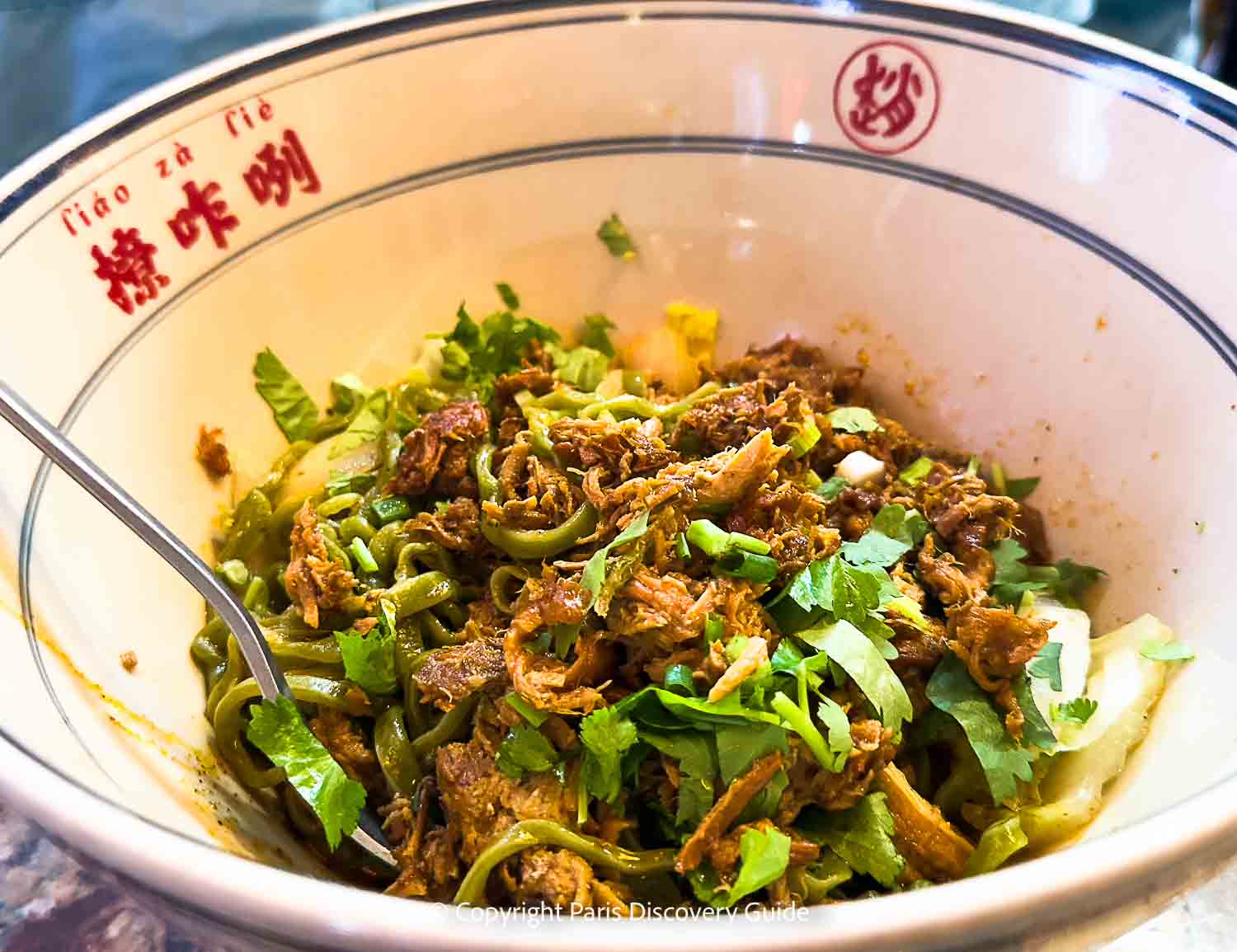 Chinese food at Zhao